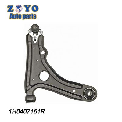 Vw Golf 1H0407151 Brazo de control de suspensión con revestimiento E negro y estándar OEM