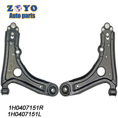 Vw Golf 1H0407151 Brazo de control de suspensión con revestimiento E negro y estándar OEM
