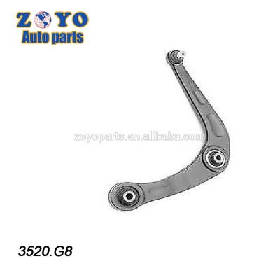 Brazo izquierdo de control del hueso de deseo para Peugeot 206 3520.G8 524-409 y carcasa de caucho natural