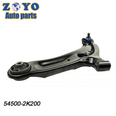 Kia Soul 2010- Brazo de control izquierdo de acero delantero con sistema de suspensión y revestimiento electrónico negro