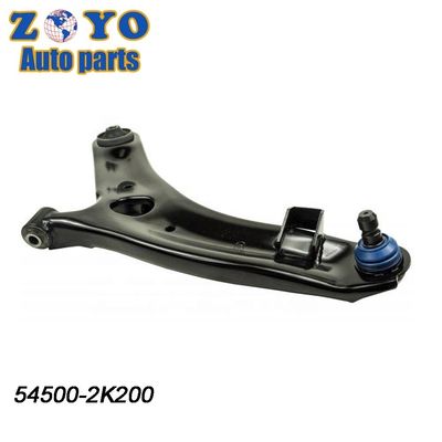 Kia Soul 2010- Brazo de control izquierdo de acero delantero con sistema de suspensión y revestimiento electrónico negro