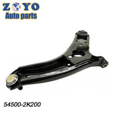 Kia Soul 2010- Brazo de control izquierdo de acero delantero con sistema de suspensión y revestimiento electrónico negro
