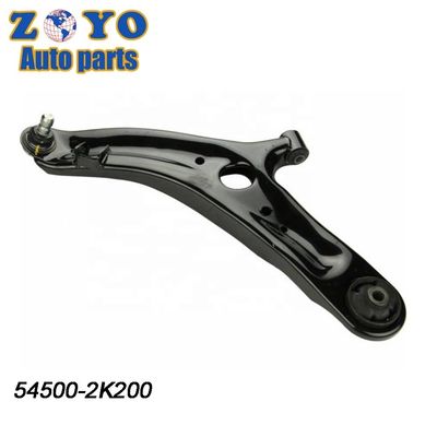 Kia Soul 2010- Brazo de control izquierdo de acero delantero con sistema de suspensión y revestimiento electrónico negro