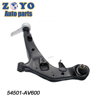 Brazo de control inferior izquierdo delantero para el 2003 Nissan Primera P11 54501-AV600 Auto piezas de repuesto