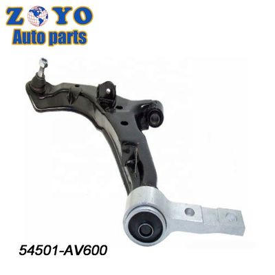 Brazo de control inferior izquierdo delantero para el 2003 Nissan Primera P11 54501-AV600 Auto piezas de repuesto